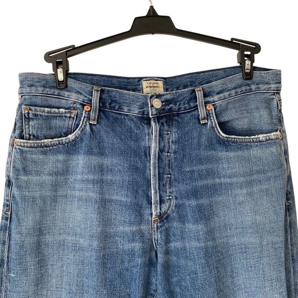 Citizens of Humanity Emery High Rise Relaxed Crop Jeans size 30 Button Fly - Picture 3 of 9